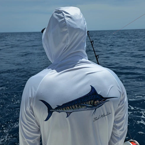 Bob Marlin Performance Hoody with Mask Natty Marlin