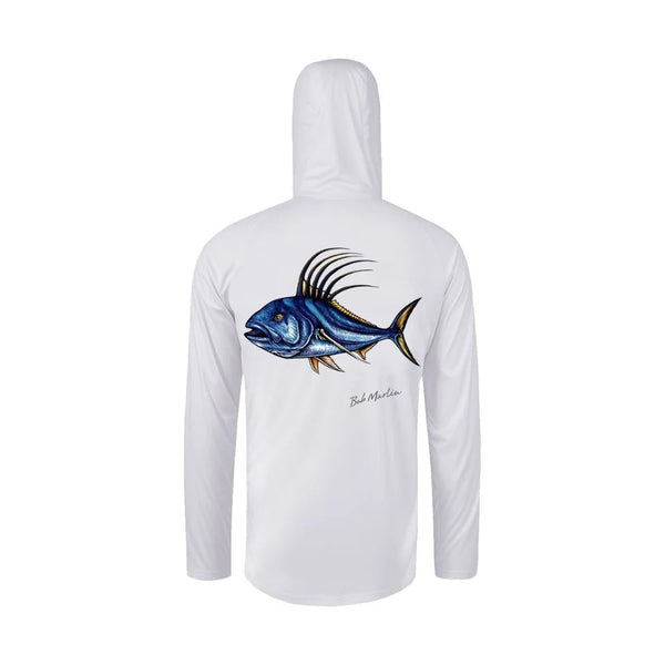 Bob Marlin Performance Hoody with Mask Natty Rooster For Fishing
