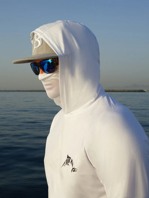 Bob Marlin Performance Hoody with Mask Natty Tuna For Fishing