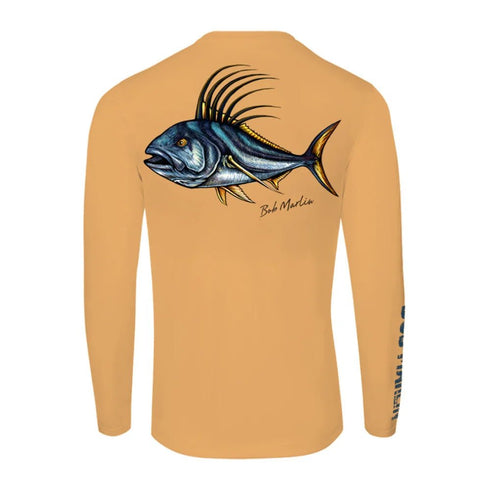 Bob Marlin Performance Shirt Natty Rooster For Fishing