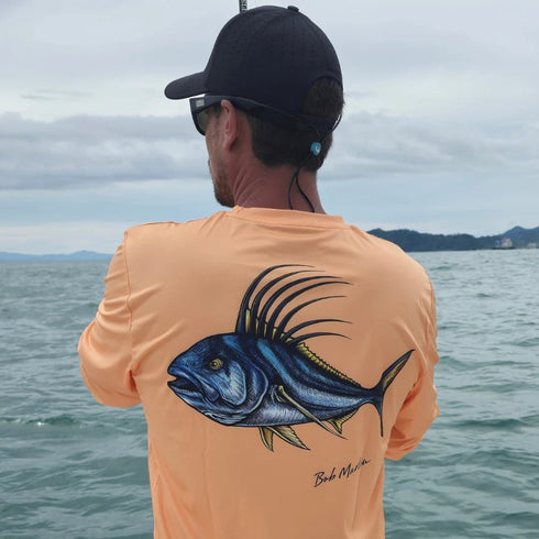 Bob Marlin Performance Shirt Natty Rooster For Fishing