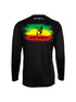 Bob Marlin Performance Shirt Rasta Flag For Fishing