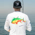 Bob Marlin Performance Shirt Rasta Tuna For Fishing