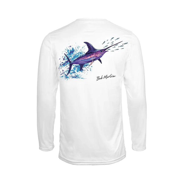 Bob Marlin Performance Shirt Sword Rebel For Fishing