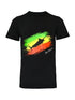 Bob Marlin Rasta Flag Fishing T-Shirt Quick - Dry Performance Tee for Fishing and Water Sports