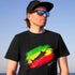 Bob Marlin T-Shirt Rasta Flag