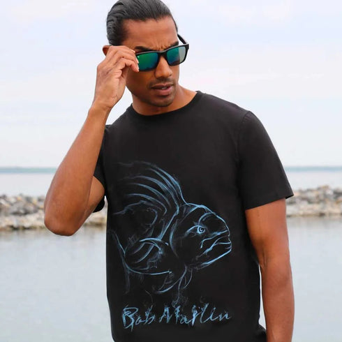 Bob Marlin T-Shirt Smoke