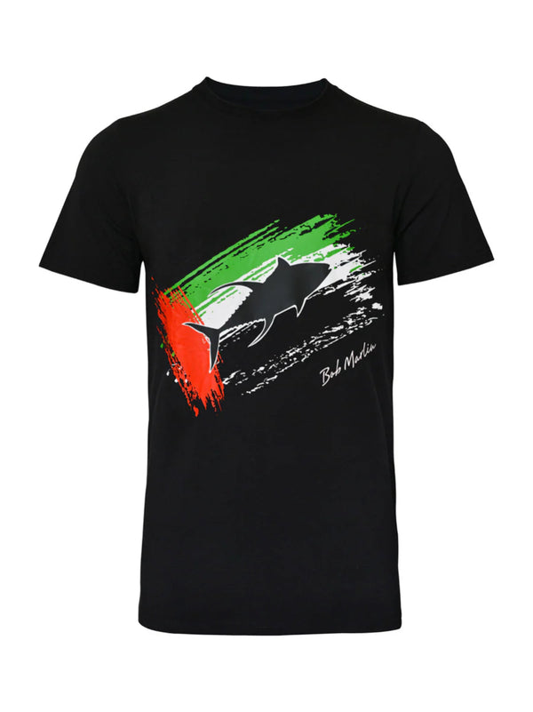 Bob Marlin UAE Tuna black fishing t-shirt