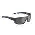 Bolle Airfin Floating Polarized Sunglasses, Black Matte Blue with TNS Polarized Cat 3 Lens for Water Sports