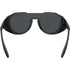 Bolle Ascender Polarized Mountain Sunglasses, 6-Base Frame with Removable Side Shields and Sky Blue Cat 3 Lens