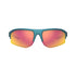 Bolle Bolt 2.0 Sport Sunglasses, Creator Teal Metallic with Volt+ Ruby Polarized Cat 3 Lens, 28 g TR90 Frame