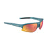 Bolle Bolt 2.0 Sport Sunglasses, Creator Teal Metallic with Volt+ Ruby Polarized Cat 3 Lens, 28 g TR90 Frame