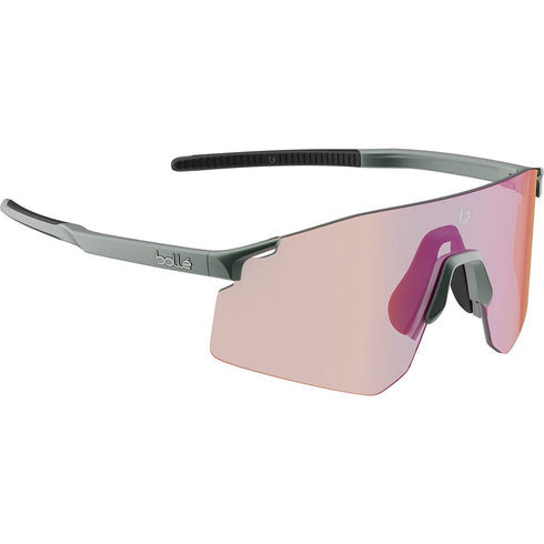 Bolle C-Icarus Photochromic Sport Sunglasses, Lightweight Cylindrical Frame with Clear Ruby Cat 0 to 3 Lens