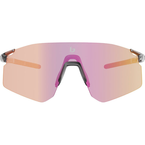 Bolle C-Icarus Photochromic Sport Sunglasses, Lightweight Cylindrical Frame with Clear Ruby Cat 0 to 3 Lens