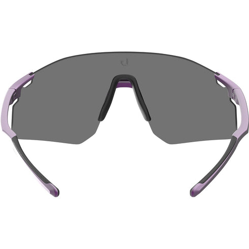 Bolle C-Icarus Sport Sunglasses, Astro Purple Lightweight Cylindrical Frame with Volt Ruby Cat 3 Lens for Running