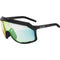 Bolle Chronoshield Shield Sunglasses, Black Matte with Phantom Clear Green Photochromic Cat 1 to 3 Lens