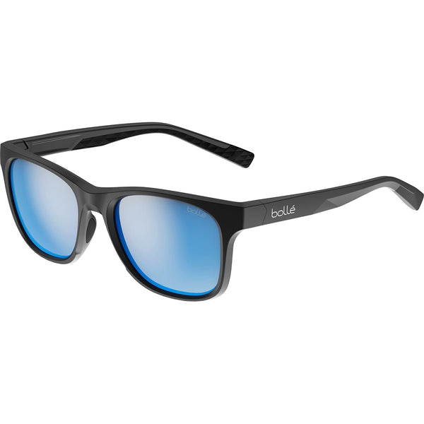 Bolle Esteem polarized sunglasses, Dark Grey Crystal frame, Sky Blue Polarized lens