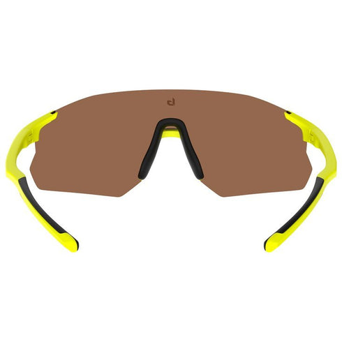 Bolle Icarus Acid Yellow Matte Brown Blue Sunglasses