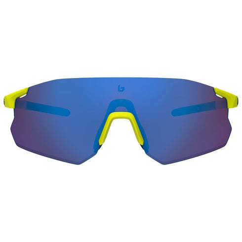 Bolle Icarus Acid Yellow Matte Brown Blue Sunglasses