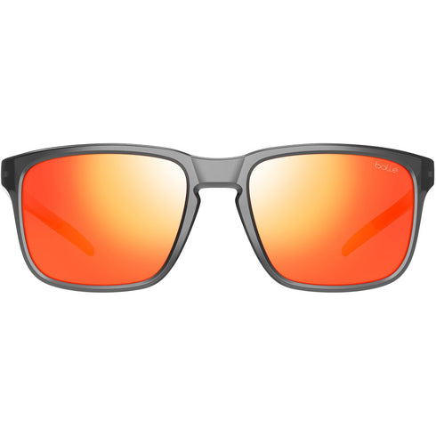 Bolle Score Polarized Sunglasses, Lightweight 22 g Rectangular Outdoor Sunglasses with Cat 3 Polarized Lens