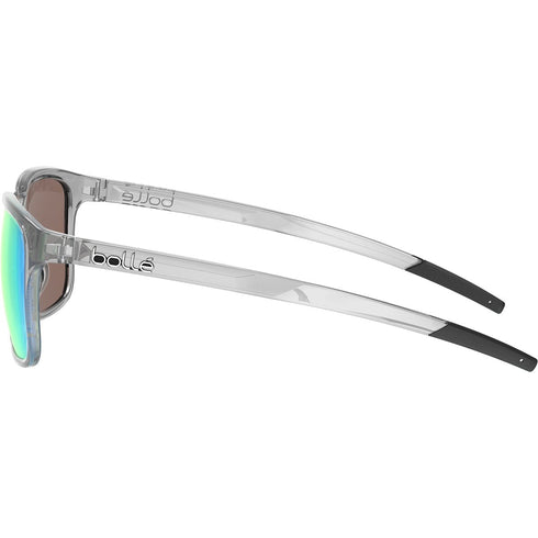 Bolle Score Polarized Sunglasses, Lightweight 22 g Rectangular Outdoor Sunglasses with Cat 3 Polarized Lens