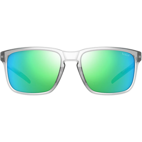 Bolle Score Polarized Sunglasses, Lightweight 22 g Rectangular Outdoor Sunglasses with Cat 3 Polarized Lens