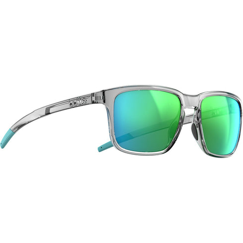 Bolle Score Polarized Sunglasses, Lightweight 22 g Rectangular Outdoor Sunglasses with Cat 3 Polarized Lens