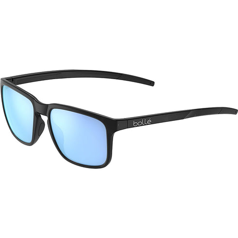 Bolle Score Polarized Sunglasses, Lightweight 22 g Rectangular Outdoor Sunglasses with Cat 3 Polarized Lens