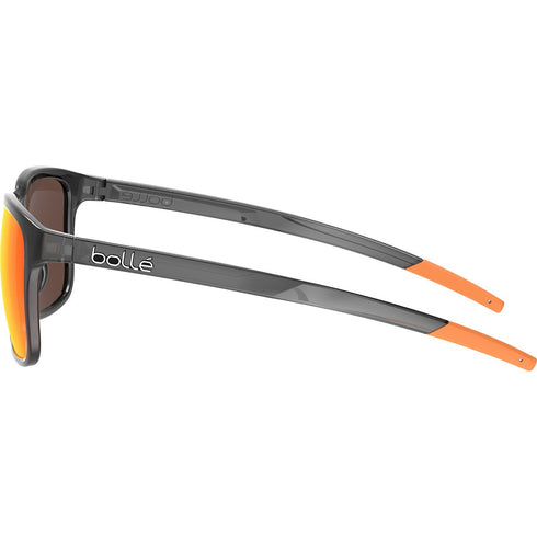 Bolle Score Polarized Sunglasses, Lightweight 22 g Rectangular Outdoor Sunglasses with Cat 3 Polarized Lens