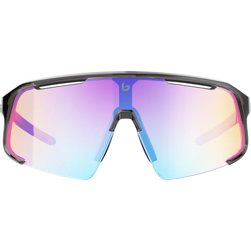 Bolle Speedchaser Photochromic Cycling Sunglasses, Vented Cylindrical Shield with Phantom Cat 0 to 3 Lens