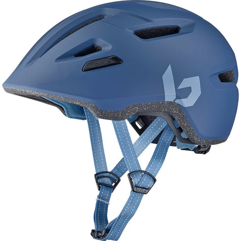 Bolle Stance Pure Bike Helmet, Navy Stone Matte City and Leisure Cycling Helmet with Bug Mesh and Click-To-Fit