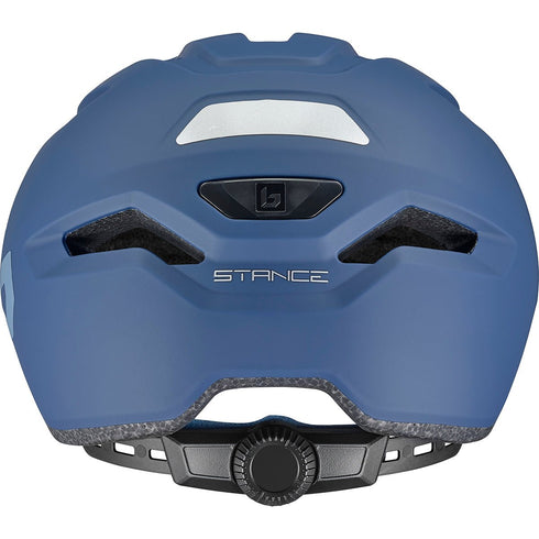 Bolle Stance Pure Bike Helmet, Navy Stone Matte City and Leisure Cycling Helmet with Bug Mesh and Click-To-Fit