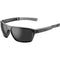 Bolle Terrus Wrap Sunglasses, Black Shiny 8-Base Outdoor Lifestyle Frame with TNS Cat 3 Lens, 28 g