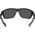 Bolle Terrus Wrap Sunglasses, Black Shiny 8-Base Outdoor Lifestyle Frame with TNS Cat 3 Lens, 28 g