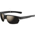 Bolle Victus Sport Sunglasses, Black Matte Wrap Frame with TNS Gold Cat 3 Mirror Lens for Cycling and Running