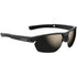 Bolle Victus Sport Sunglasses, Black Matte Wrap Frame with TNS Gold Cat 3 Mirror Lens for Cycling and Running