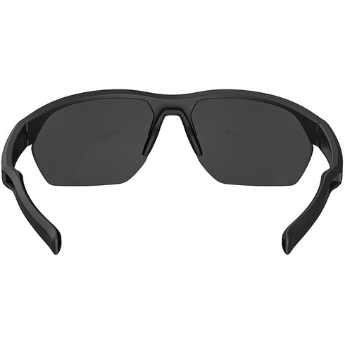 Bolle Victus Sport Sunglasses, Black Matte Wrap Frame with TNS Gold Cat 3 Mirror Lens for Cycling and Running
