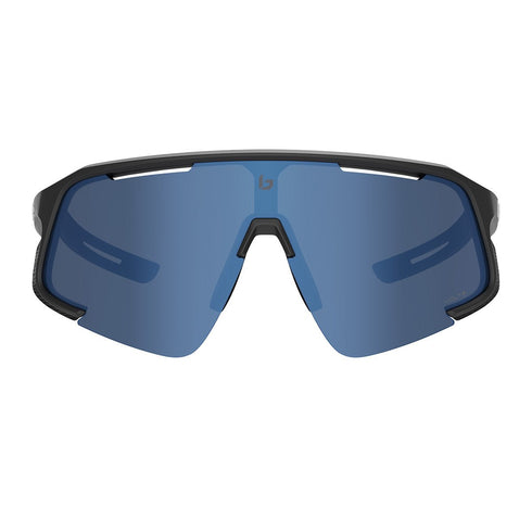 Bolle Windchaser sunglasses, Black Matte frame, Volt+ Offshore Polarized lens, front view
