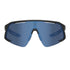 Bolle Windchaser sunglasses, Black Matte frame, Volt+ Offshore Polarized lens, front view