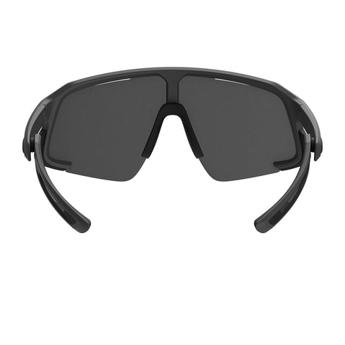 Bolle Windchaser sunglasses, Grey Matte frame, TNS Gun Polarized lens, back view