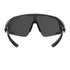 Bolle Windchaser sunglasses, Grey Matte frame, TNS Gun Polarized lens, back view