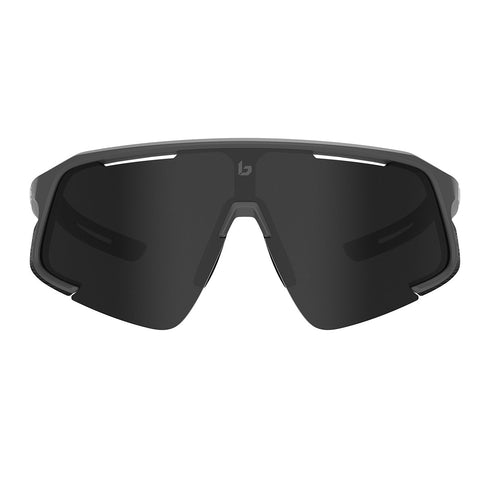 Bolle Windchaser sunglasses, Grey Matte frame, TNS Gun Polarized lens, front view