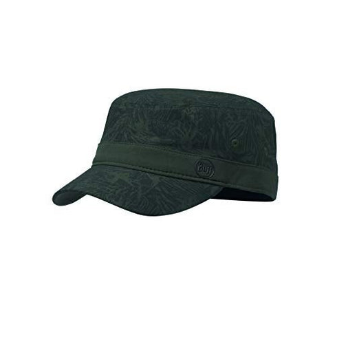 Buff Military Cap Checkboard Moss Green S/M