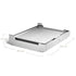 Burnhard JONES 2-Burner Folding Gas Grill, Portable Stainless Steel Camping BBQ with Lid, Carry Bag and Multitool