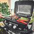Burnhard WAYNE 2-Burner Gas Grill Series 2, Portable Tabletop BBQ with Cast Iron Grates and Cover