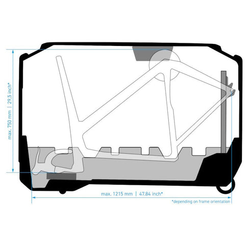 B&W bike.case HDPE.4500 Bike.Shield - black