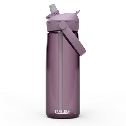CamelBak Thrive Flip Straw 25 oz Water Bottle, 0.75 L Leak-Proof Tritan Renew Straw Bottle with Dust Cover