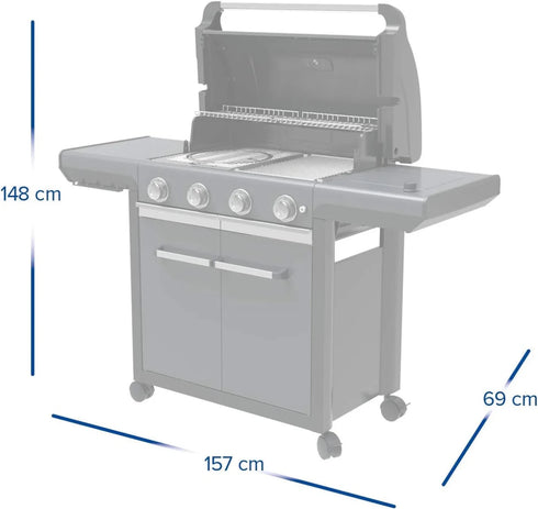Campingaz 4 Series Premium S Barbecue - Premium Grill for Large Gatherings