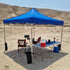 Camptrek 3x3 Canopy Tent (23kg) | Heavy - Duty Steel Frame, Durable Fabric | Professional Shelter for Events, Markets, and Trade Shows