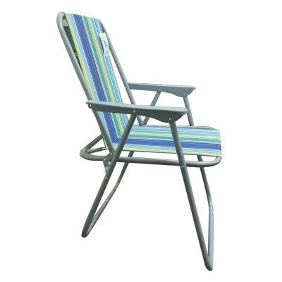 Camptrek Folding Beach Chair | Low Profile, Lightweight, Includes Carry Strap | Comfortable Seating for Beach, Patio, and Sand